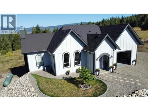 Front View Second Home Entry Level Access at 59 Rawlings Lake Road, Lumby Valley
