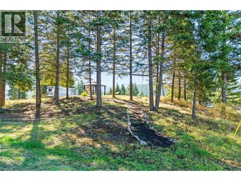 Path to RV Spot at 59 Rawlings Lake Road, Lumby Valley