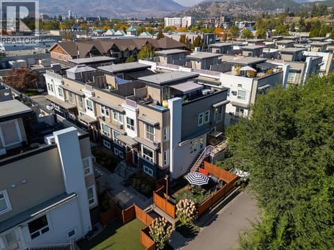 Aerial View of Home at 1851 Ambrosi Road Unit# 11, Springfield/Spall, Kelowna