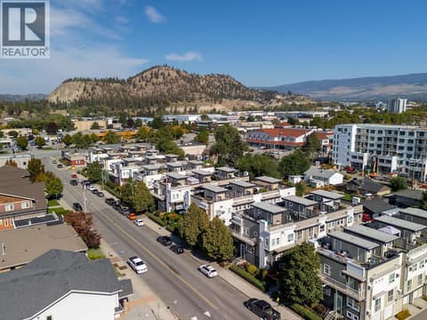 Aerial View of Neighbourhood at 1851 Ambrosi Road Unit# 11, Springfield/Spall, Kelowna