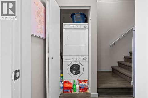 Laundry and Stairs to Rooftop Patio at 1851 Ambrosi Road Unit# 11, Springfield/Spall, Kelowna