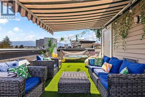 Rooftop Patio at 1851 Ambrosi Road Unit# 11, Springfield/Spall, Kelowna