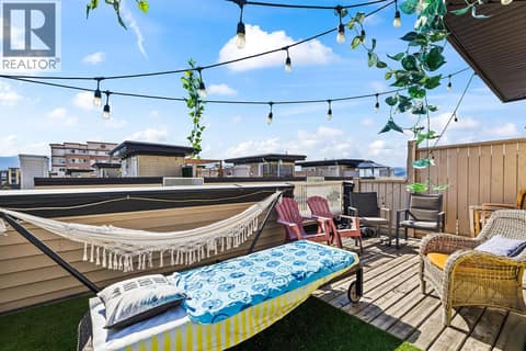 Rooftop Patio at 1851 Ambrosi Road Unit# 11, Springfield/Spall, Kelowna