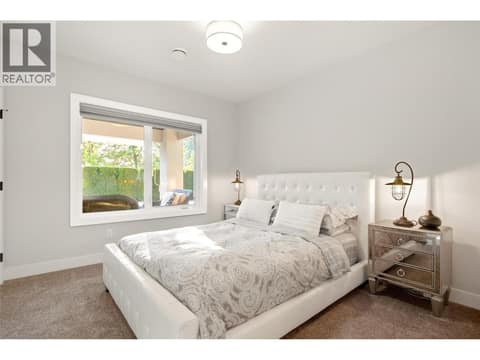 3rd Bedrooom Downstairs at 1675 Willow Crescent Unit# 3 Lot# 3, Glenmore, Kelowna