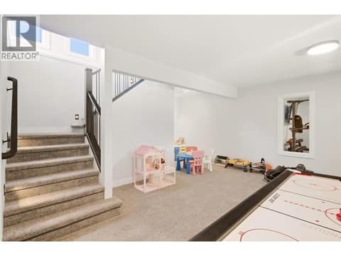 Downstairs spacious Rec room at 1675 Willow Crescent Unit# 3 Lot# 3, Glenmore, Kelowna