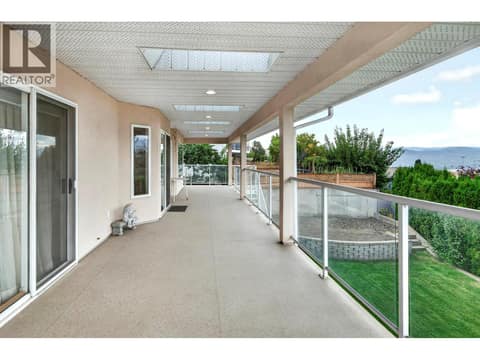 Deck at 94 Thor Drive, Sahali, Kamloops