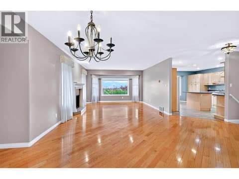 Living/dining at 94 Thor Drive, Sahali, Kamloops