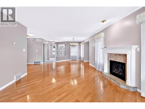 Living/dining at 94 Thor Drive, Sahali, Kamloops