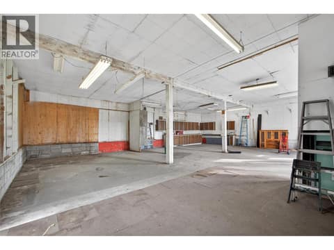 Interior of the detached shop at 10114 Newene Road, Lake Country South West