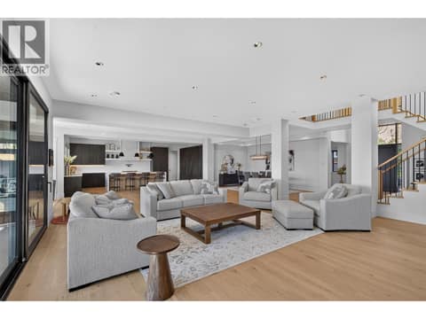 3000 sq ft main level open concept living area designed for effortless entertaining. at 1531 Cabernet Way, Lakeview Heights, West Kelowna