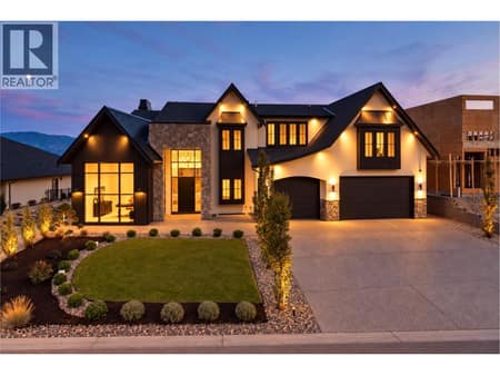 Custom 6,855 sq. ft. modern farmhouse built by award winning Palermo Homes, showcasing exceptional craftsmanship and sweeping lake, mountain and valley views. at 1531 Cabernet Way, Lakeview Heights, West Kelowna
