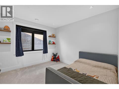 Fourth bedroom on upper level. at 1531 Cabernet Way, Lakeview Heights, West Kelowna