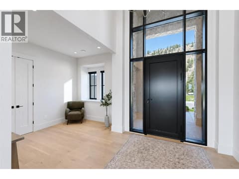 Foyer with sitting area at 1531 Cabernet Way, Lakeview Heights, West Kelowna