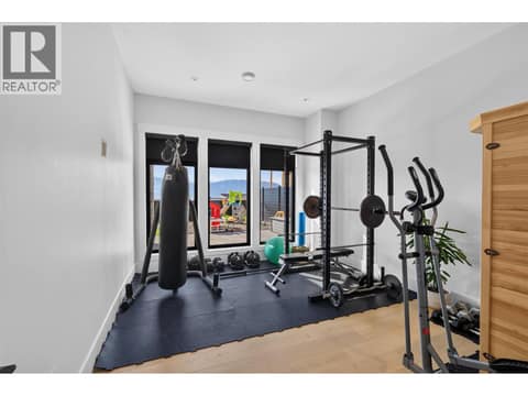 Versatile bonus room, currently used as a home gym. at 1531 Cabernet Way, Lakeview Heights, West Kelowna
