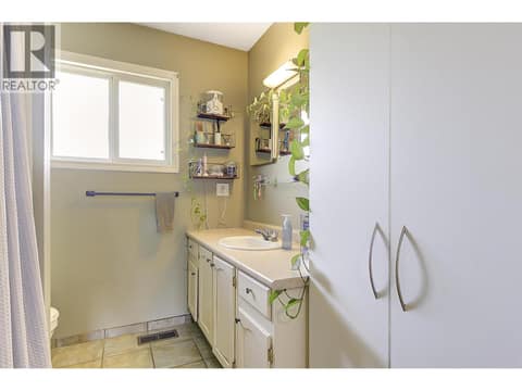 Right side bathroom at 1360 Elm Street, Glenmore, Kelowna
