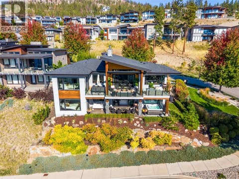 Aerial View from the back of home at 1666 Lakestone Drive, Lake Country South West