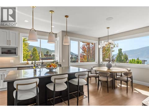 Kitchen to Dining at 1666 Lakestone Drive, Lake Country South West