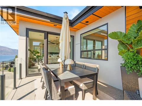 Outdoor Dining Area at 1666 Lakestone Drive, Lake Country South West