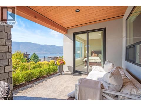 Patio lounging area at 1666 Lakestone Drive, Lake Country South West