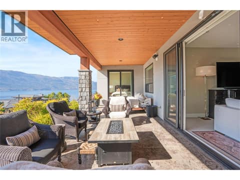Walk out to Lower Level Patio at 1666 Lakestone Drive, Lake Country South West