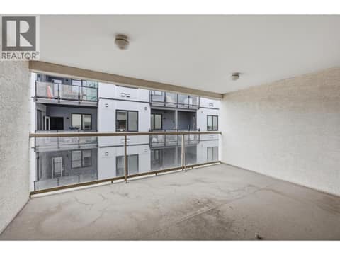 Communal deck for 5th floor residents only at 629 Lansdowne Street Unit# 505, South Kamloops