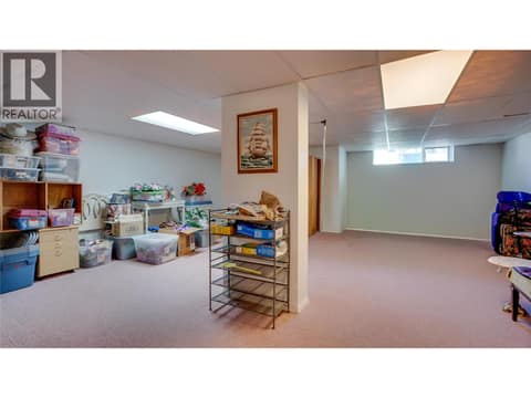 Finished basement with natural light. at 3906 Pleasant Valley Road Unit# 23, Harwood, Vernon