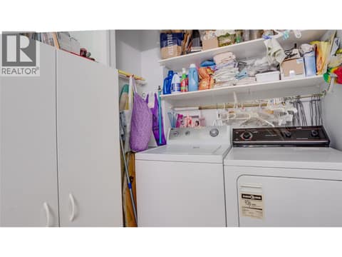 Laundry room. at 3906 Pleasant Valley Road Unit# 23, Harwood, Vernon