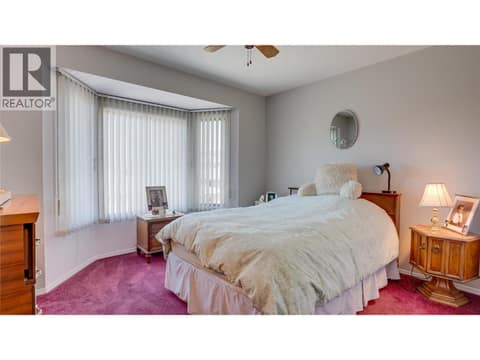 Second bedroom with bay window. at 3906 Pleasant Valley Road Unit# 23, Harwood, Vernon