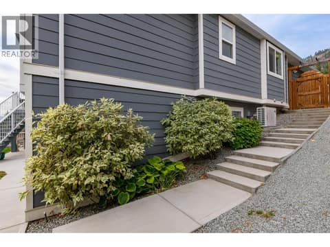 Newer walkway for access to the backyard and in-law suite at 2280 Shannon Hills Drive, Shannon Lake, West Kelowna