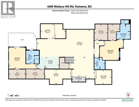 Basement at 4485 Wallace Hill Road, South East Kelowna