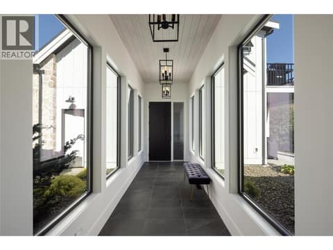 Corridor to Garage. at 4485 Wallace Hill Road, South East Kelowna