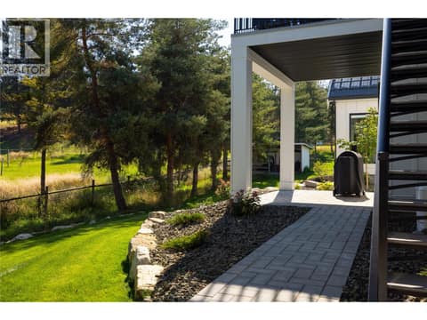 Entry to the suite at 4485 Wallace Hill Road, South East Kelowna