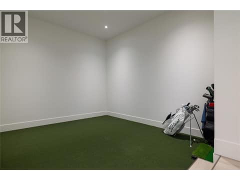 Golf room at 4485 Wallace Hill Road, South East Kelowna