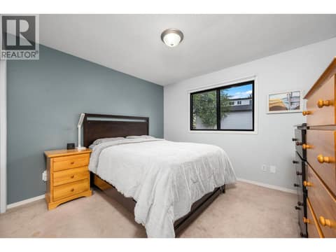Primary bedroom upstairs at 2105 20 Avenue, East Hill, Vernon