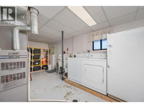 Shared laundry/mechanical room at 2105 20 Avenue, East Hill, Vernon