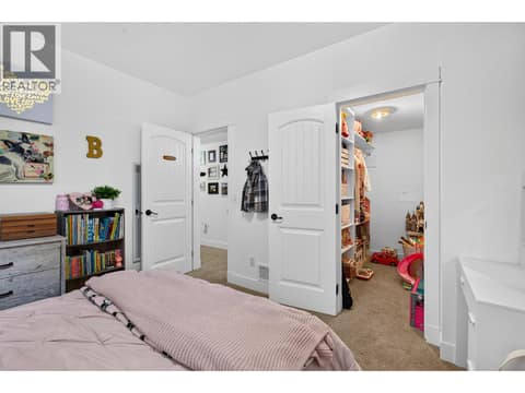 Bedroom in basement with large walk in closet. at 178 Terrace Hill Court, Wilden, Kelowna