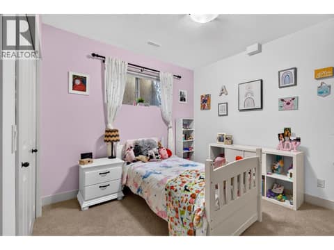 Bedroom in basement at 178 Terrace Hill Court, Wilden, Kelowna