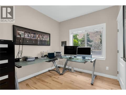 Office or 2nd bedroom on main level at 628 Spruceview Place S, Glenmore, Kelowna