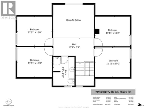 Upper Floor at 7153 CAHILTY Road, Heffley, Kamloops