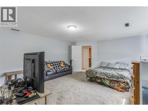 Family/rec room on the lower level. at 3341 Webber Road, Glenrosa, West Kelowna