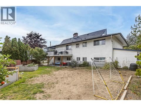 Patio space on both levels. at 3341 Webber Road, Glenrosa, West Kelowna