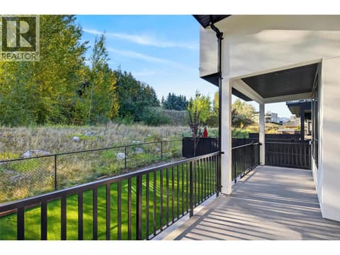 Main level patio at 996 Bull Crescent, Lower Mission, Kelowna