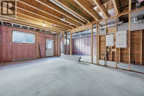 Roughed in Basement at 2083 Cortina Drive, Black Mountain, Kelowna