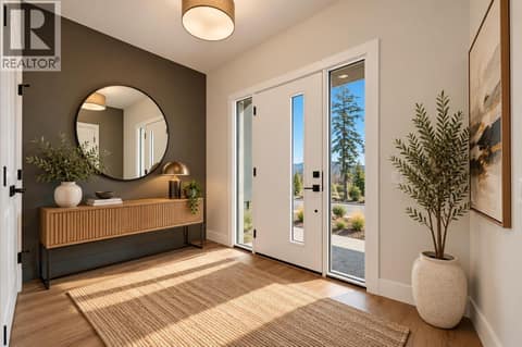 Virtually Staged Foyer at 2083 Cortina Drive, Black Mountain, Kelowna