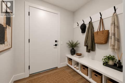 Virtually Staged Mud Room at 2083 Cortina Drive, Black Mountain, Kelowna