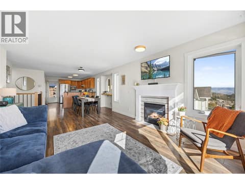 Upstairs main living area-open concept floor plan, bright & spacious living, dining room and kitchen. With access to you backyard. at 2322 Shannon Heights Place, Shannon Lake, West Kelowna