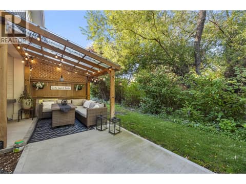 Covered back deck at 10724 Bottom Wood Lake Road Unit# 4, Lake Country South West