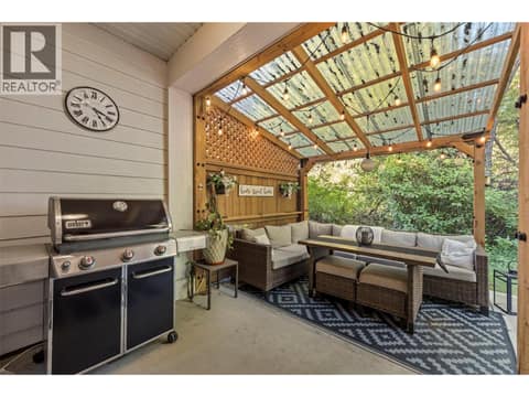 Covered back deck at 10724 Bottom Wood Lake Road Unit# 4, Lake Country South West