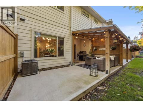 Covered back deck at 10724 Bottom Wood Lake Road Unit# 4, Lake Country South West