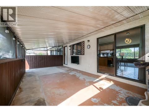 Screened in Patio at 195 Felix Road, Rutland North, Kelowna